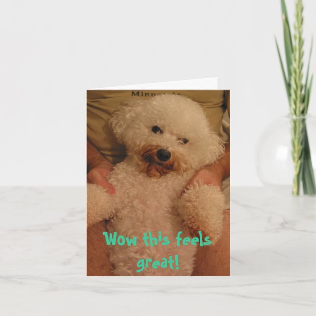 Tarjeta 110-1042_IMG, ¡Wow, esto se siente genial! (Anverso)