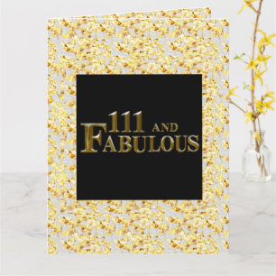 Tarjeta 111 Cumpleaños 
