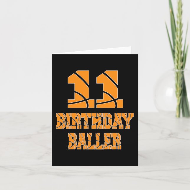 Tarjeta 11.º Baller Niño de 11 años (Anverso)