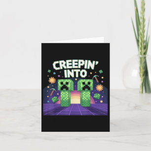 Tarjeta 11.º Jugador de Cumpleaños Pixel Creepin’ En 11 Vi