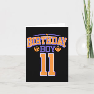 Tarjeta 11.º niño de cumpleaños Bysketbyll de más de 11 añ