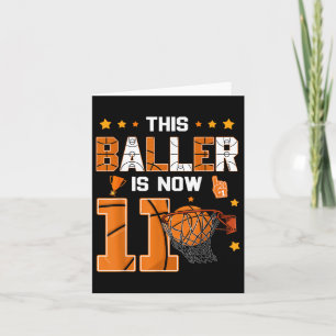 Tarjeta 11 Años de Baloncesto Este Baller Ya Tiene Once