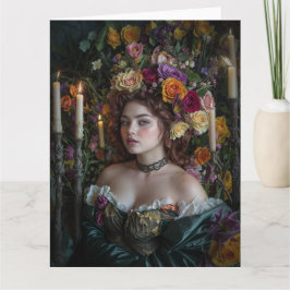 Tarjeta 11 de diseño del Gótico victoriano de prim