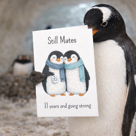 Tarjeta 11 Years still mates aath anniversary