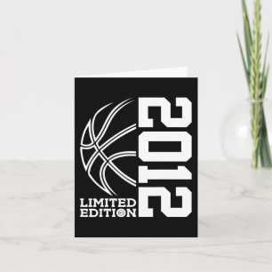 Tarjeta 11th Birthday Basketball Limited Edition 2012 1