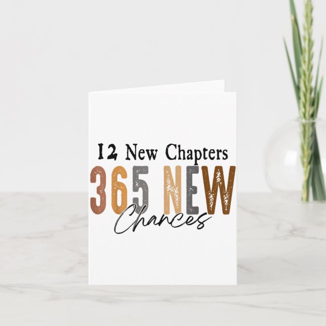 Tarjeta 12 New Chapters 365 New Chances Family  (Anverso)