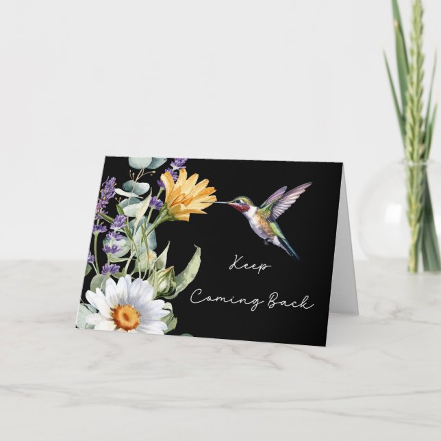 Tarjeta 12 Paso Alentamiento de la Recuperación con Hummin (Anverso)