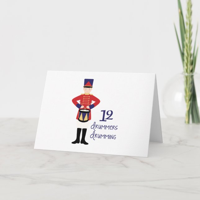 Tarjeta 12 Tambores (Anverso)
