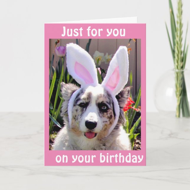 TARJETA ***13º CUMPLEAÑOS*** ME QUEDÓ LAS OREJAS POR "TI" (Anverso)