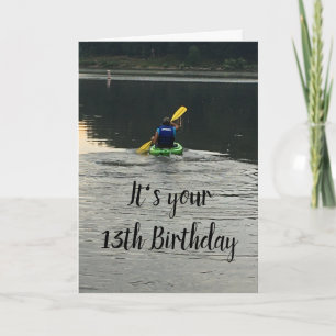 TARJETA **13º CUMPLEAÑOS** SALIR DE HACER LO QUE TE HACE F