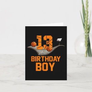 Tarjeta 13.º Nacimiento Jersey Niño De 13 Años Bo