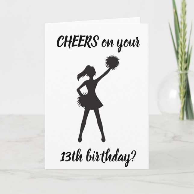 TARJETA **13° CUMPLEAÑOS*** ¡¡¡¡¡¡¡¡LES ECHAS!!!!! (Anverso)