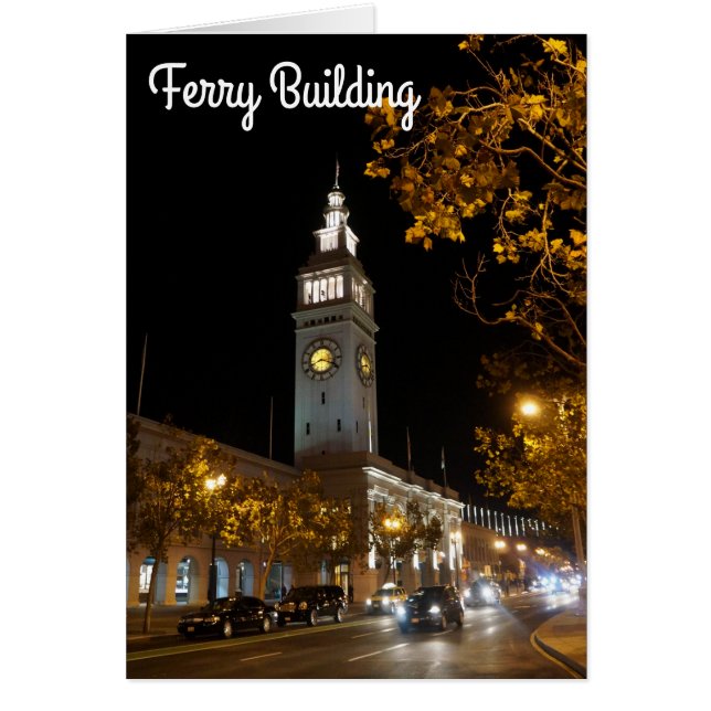 Tarjeta #13 del edificio del ferry de San Francisc (Frente)