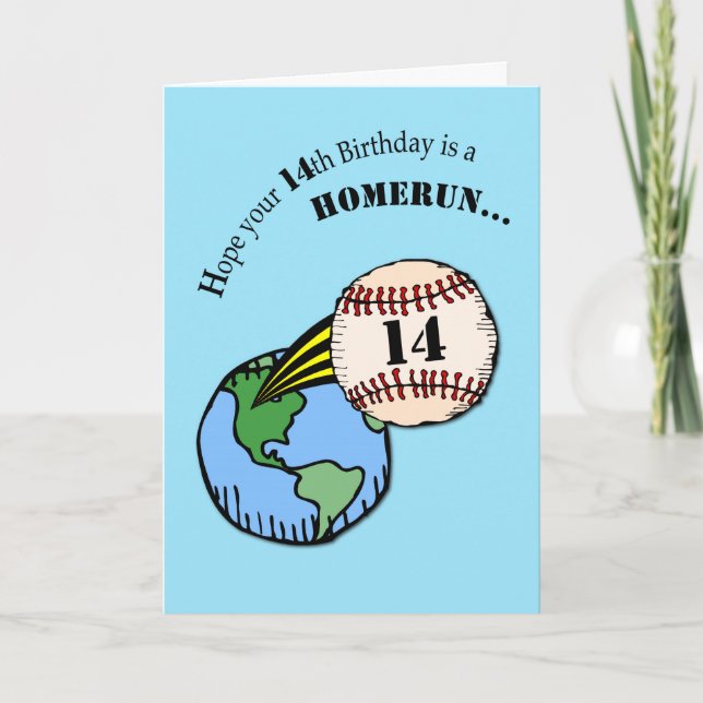 Tarjeta 14.º Béisbol de vuelta (Anverso)
