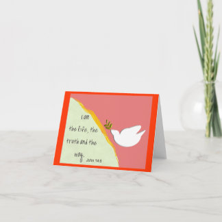 Tarjeta 14:6 Notecards de Juan del verso de la biblia
