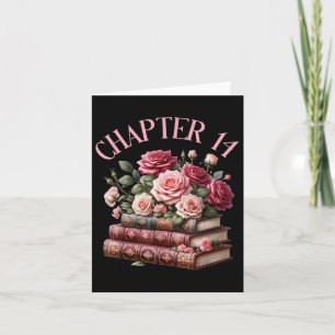 Tarjeta 14 cumpleaños Capítulo 14 Libro de mujeres camiset