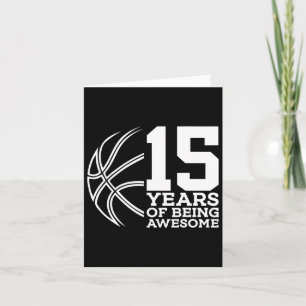 Tarjeta 15 Años De Ser Impresionante Bysketbyll 15 Cumplea