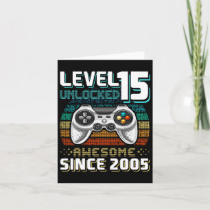 Tarjeta 15 Desbloqueados Impresionantes Videojuegos 2005 1
