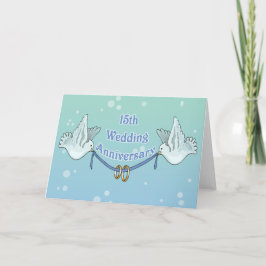 Tarjeta 15th Wedding Anniversary Gifts
