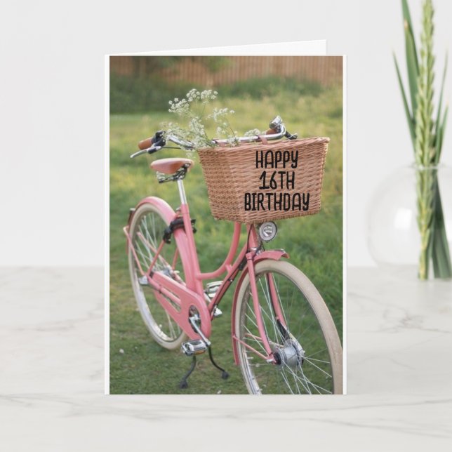 TARJETA *16º CUMPLEAÑOS* ¡¡¡SABES QUE PUEDES CONDUCIR UN A (Anverso)