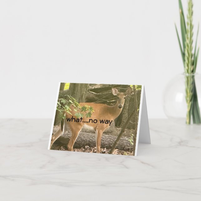 TARJETA **16º** DESEOS DE CUMPLEAÑOS DE DEER ASTONISTA (Anverso)