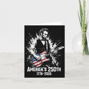 Tarjeta 16º Presidente Tocando Guitarra 250 Aniversario
