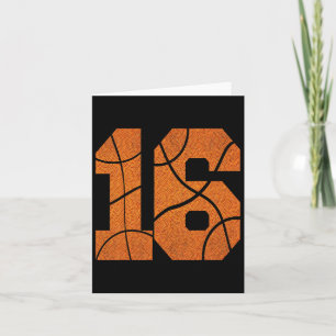 Tarjeta 16.º cumpleaños niños de Bysketbyll
