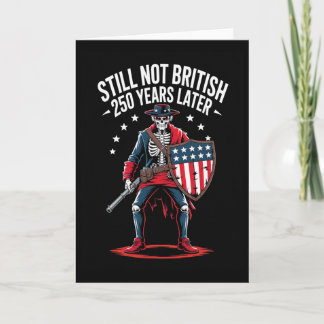 Tarjeta 1776 2026 250 Años Todavía No Británicos 250 Años