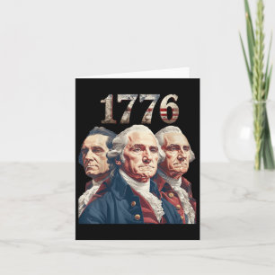 Tarjeta 1776 Padres Fundadores Históricos Tee