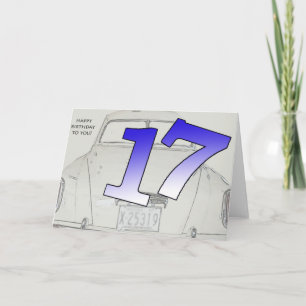 Tarjeta 17 cumpleaños