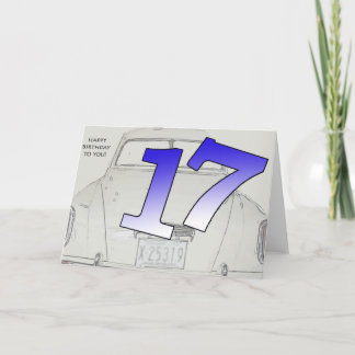 Tarjeta 17 cumpleaños