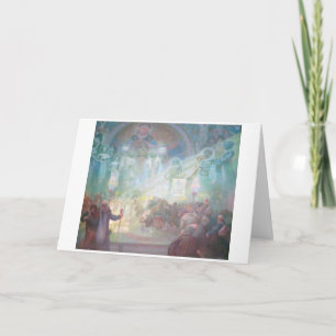 Tarjeta #17 Santo Monte Athos, Mucha