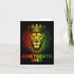 Tarjeta 1865 de junio se celebra la liberación de los afro