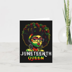 Tarjeta 1865 Junio 1865 Reina del Melanín Negro Afro Natur