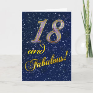 Tarjeta 18 años para alguien Fabulous
