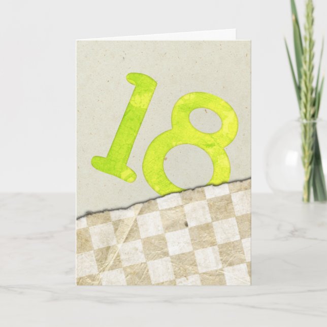 Tarjeta 18 cumpleaños (Anverso)