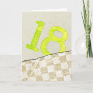 Tarjeta 18 cumpleaños