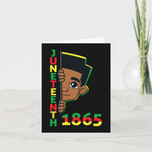 Tarjeta 18 de junio de 1865 Guay Brown Skin King B