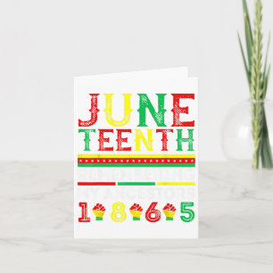 Tarjeta 18 De Junio De 1865 Recordando A Mis Ancestros Jun