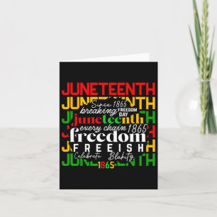 Tarjeta 18 de junio de 1865 se celebra la libertad de cele