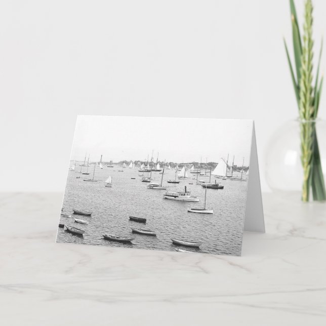 Tarjeta 1900 de felicitación de Massachusetts del (Anverso)