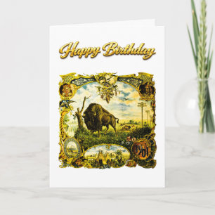 Tarjeta 1901 Exposición Panamericana Búfalo NY Feliz Cumpl