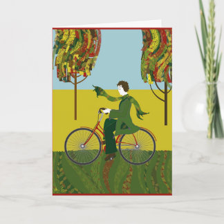 Tarjeta 1927Bicycling