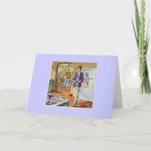 Tarjeta 1930's Hostess