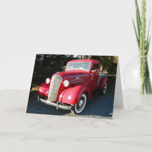 Tarjeta 1937 Chevy Pickup