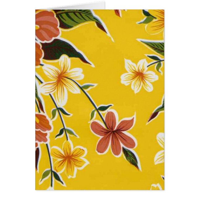 TARJETA 1940 DEL OILCLOTH DEL VINTAGE 2 (Frente)