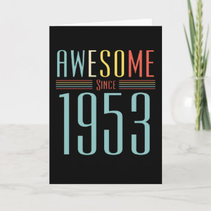 Tarjeta 1953 Cumpleaños Vintage