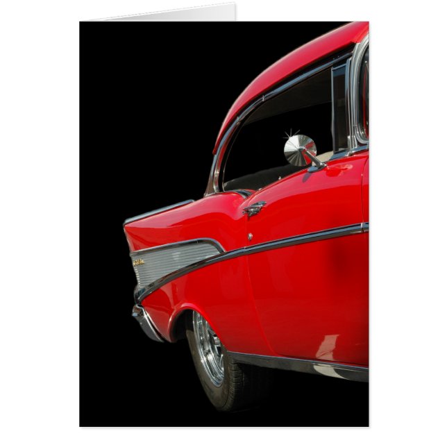 Tarjeta 1957 de Chevy (Frente)