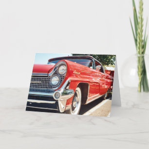 Tarjeta 1959 de felicitación convertible