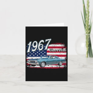 Tarjeta 1967 67 Gtx 4 de julio americano